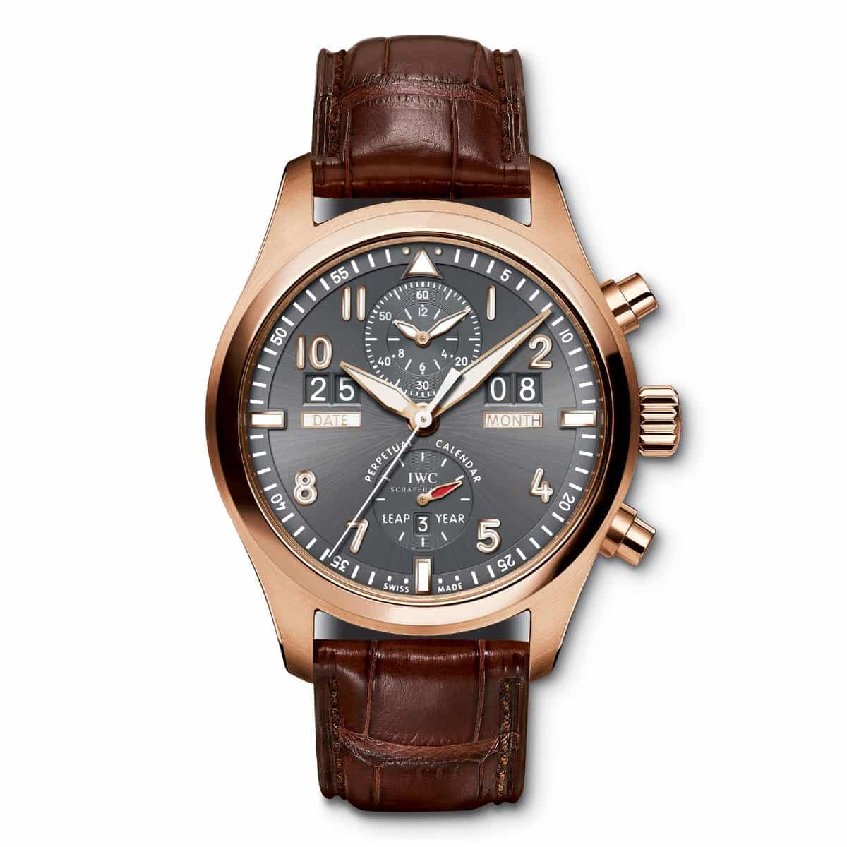 IWC Schaffhausen Spitfire Perpetual Calendar Digital Date and