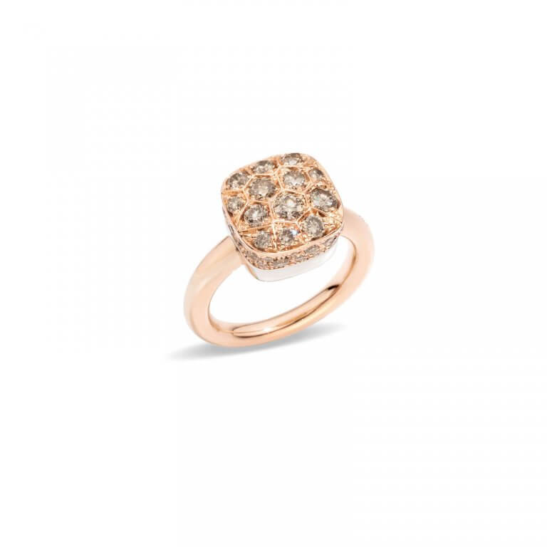 Pomellato - Ring Nudo Solitaire in pink gold