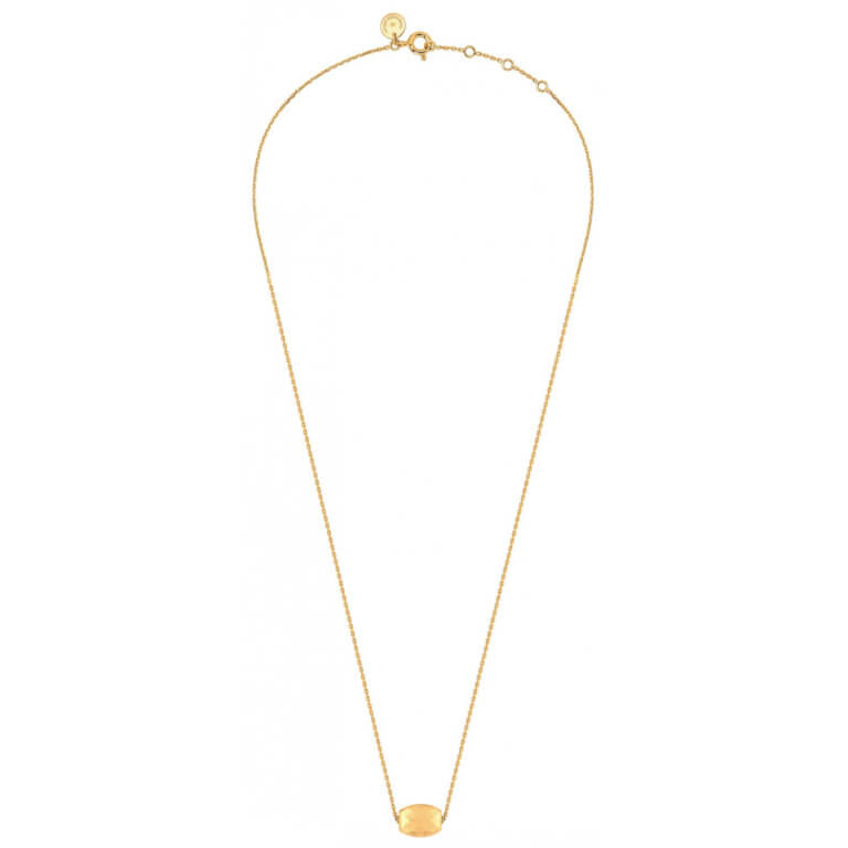 Morganne Bello - Pépite yellow gold necklace and cushion