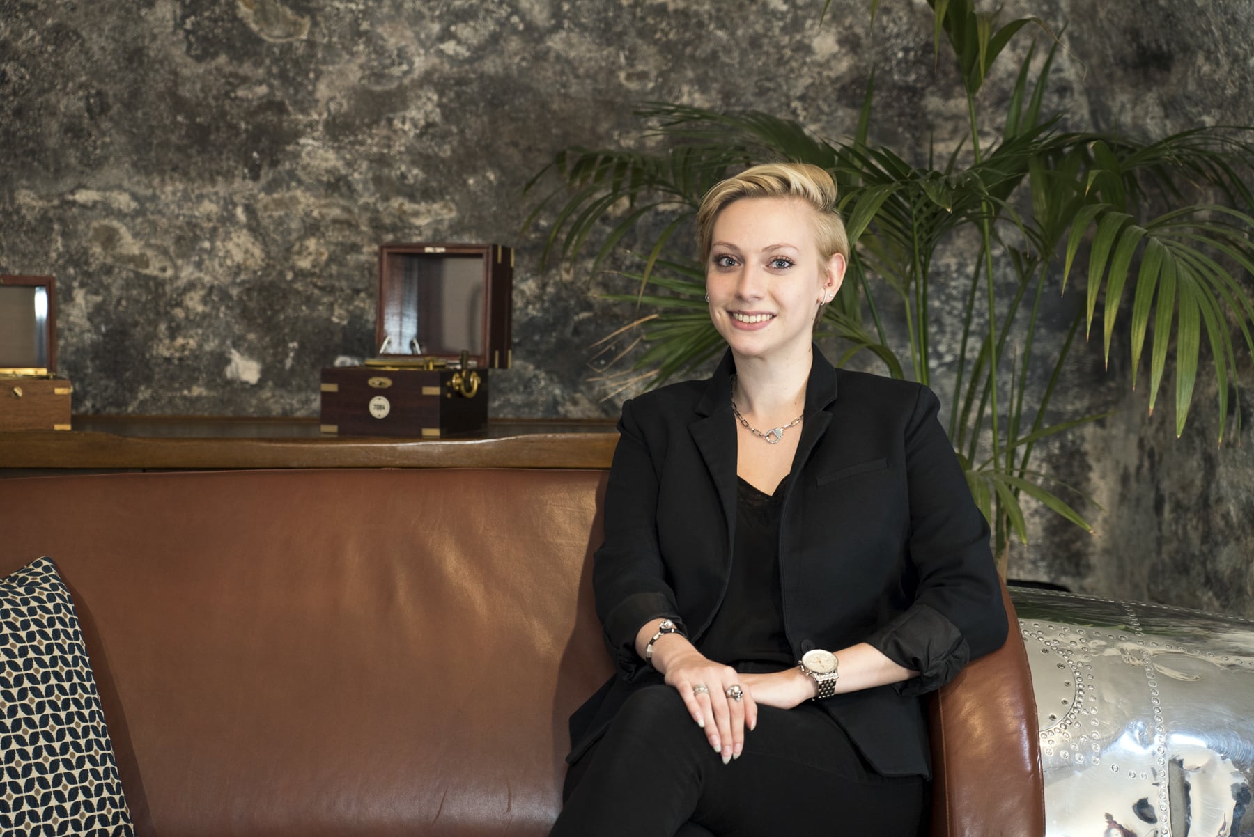 Aline Dubois, Manager de la boutique Breitling
