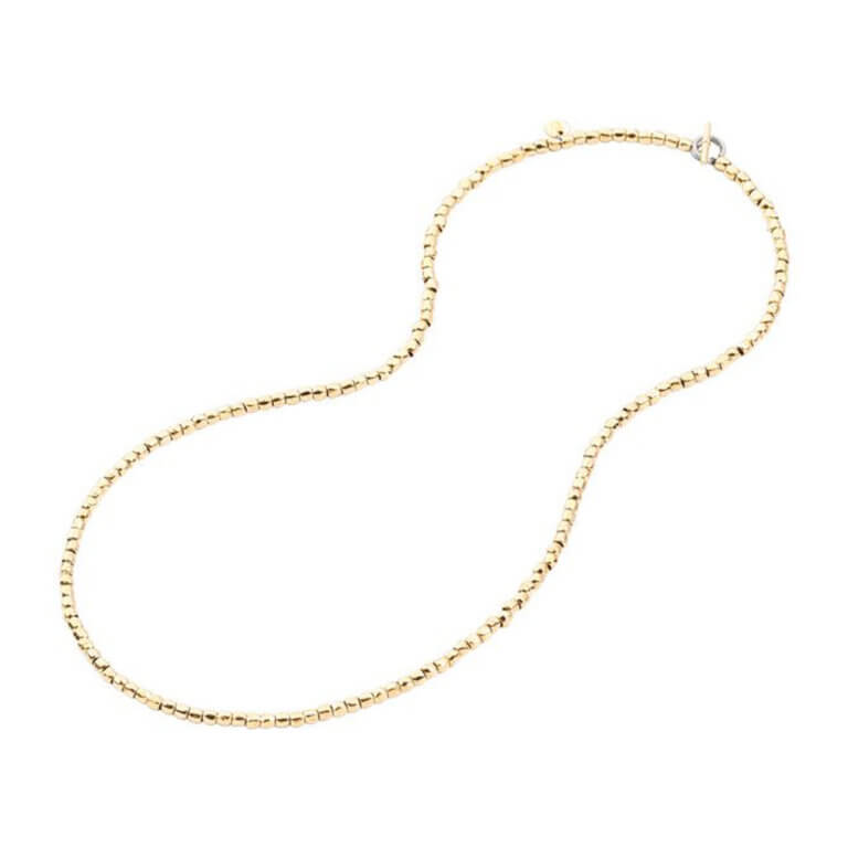 Dodo - Granelli mini grain necklace in 750 yellow gold