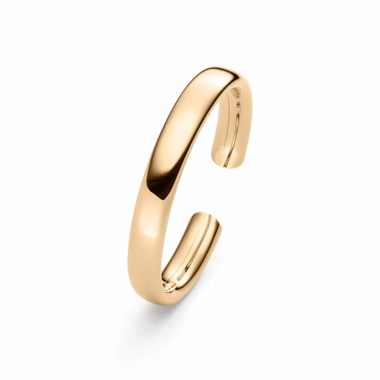 IsabelleFa - Flix Flex bracelet jonc ovale en or rose 750 serti d’un diamant