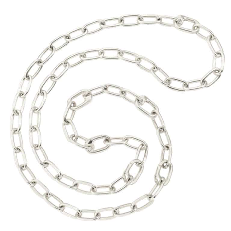 Dodo - Essentials necklace in 925 silver convict link composed of five links openable on the devand
