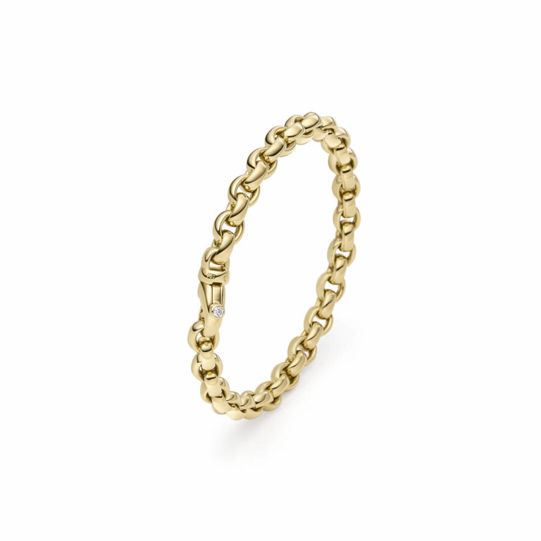 IsabelleFa - ChaCha 6, bracelet en or jaune 750 serti d’un diamant