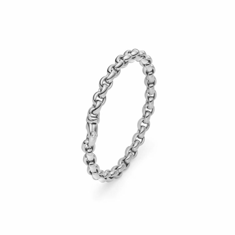 IsabelleFa - ChaCha 8, bracelet en or blanc 750 serti d’un diamant