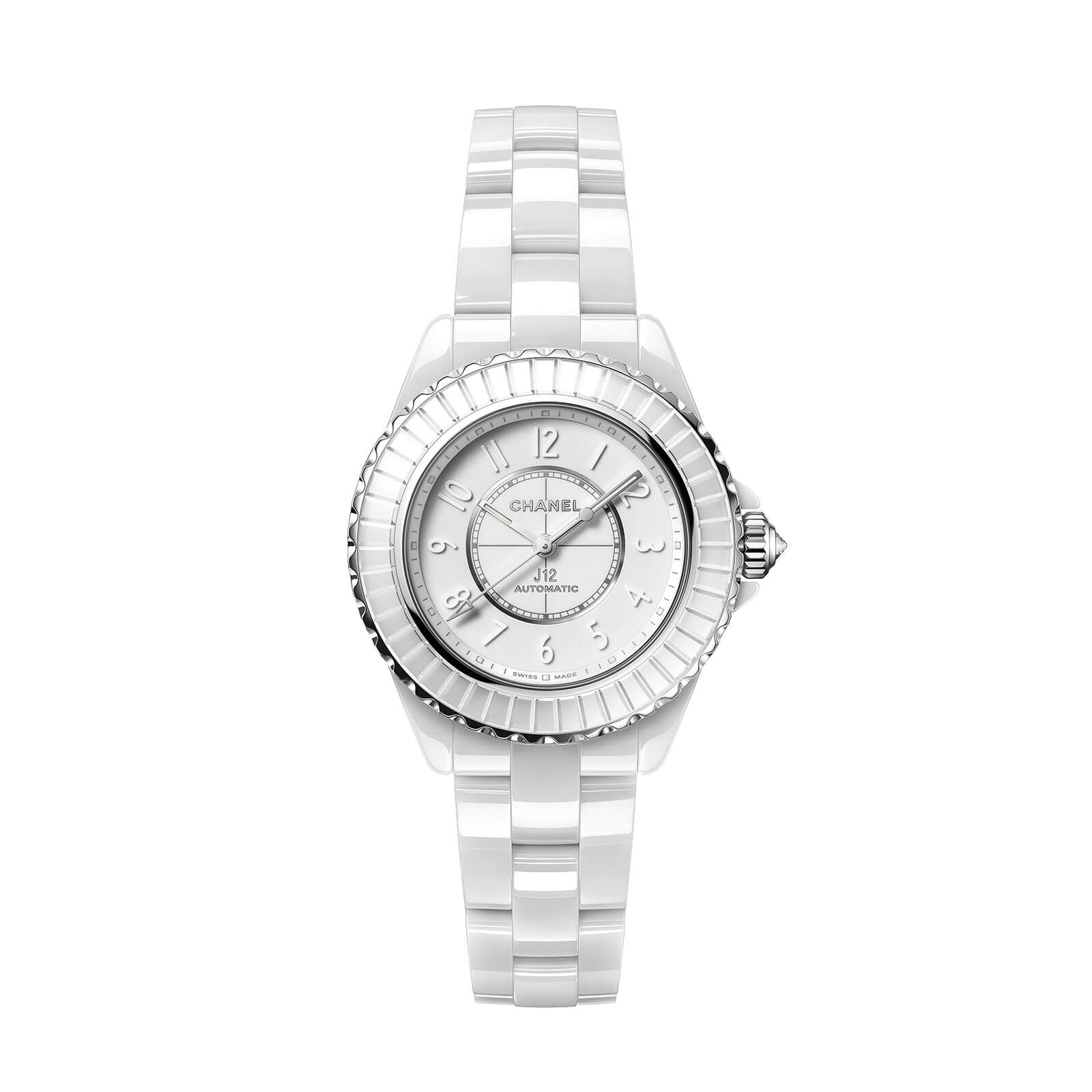 Chanel J12 Phantom Diamond Watch Caliber White Lacquered Dial Diamond   ＬＯＶＥＬＯＴＳＬＵＸＵＲＹ