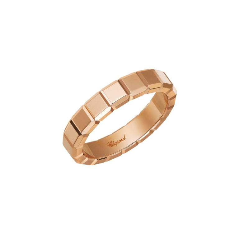 Chopard - Ice Cube ring in pink gold