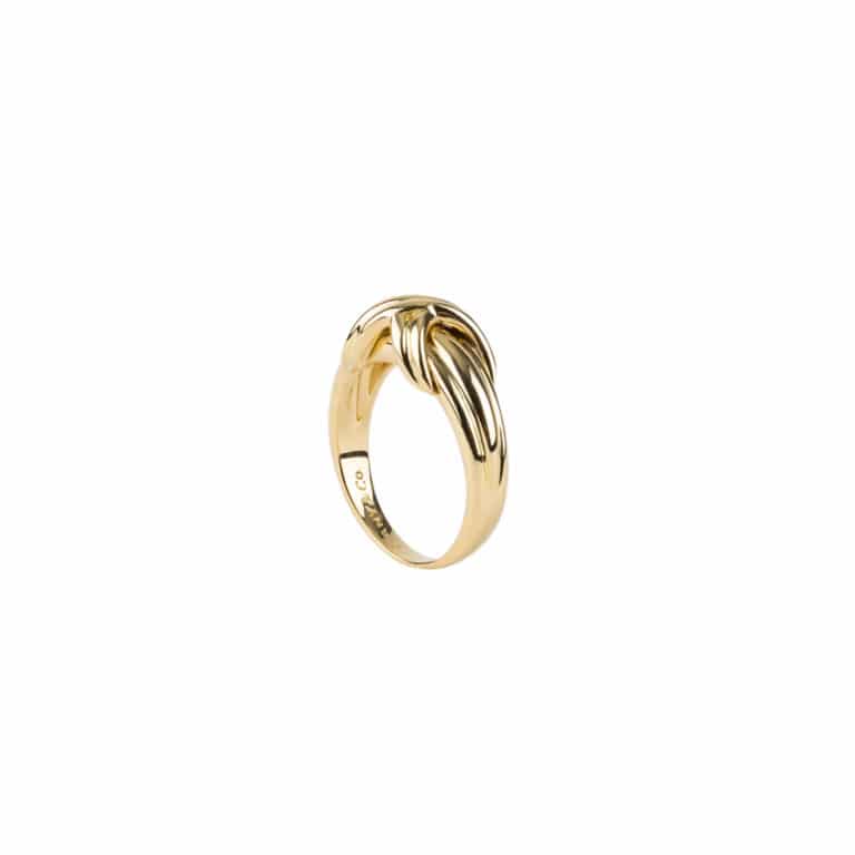 Tiffany & Co - Yellow gold ring with knot motif