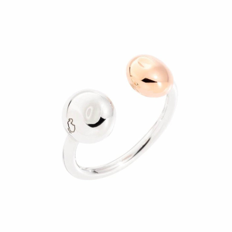 Dodo - Pepita Ring in silver and rose gold