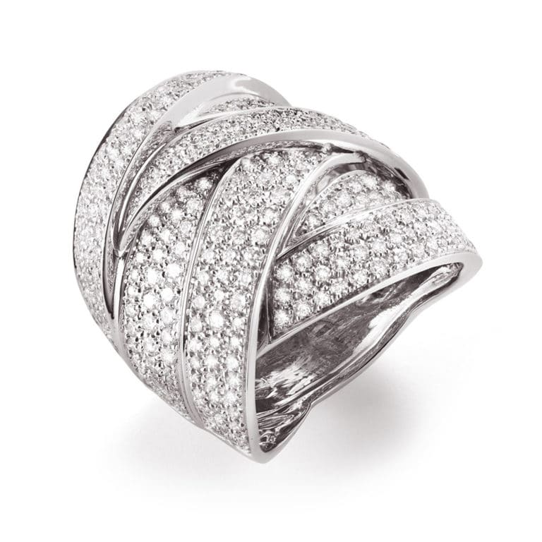 Mattioli - Maldamore, 750 white gold ring set with diamonds