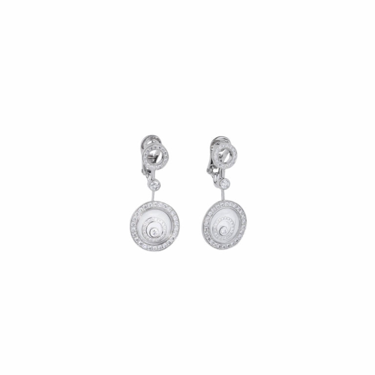 Chopard - Happy Spirit pendant earrings with diamonds