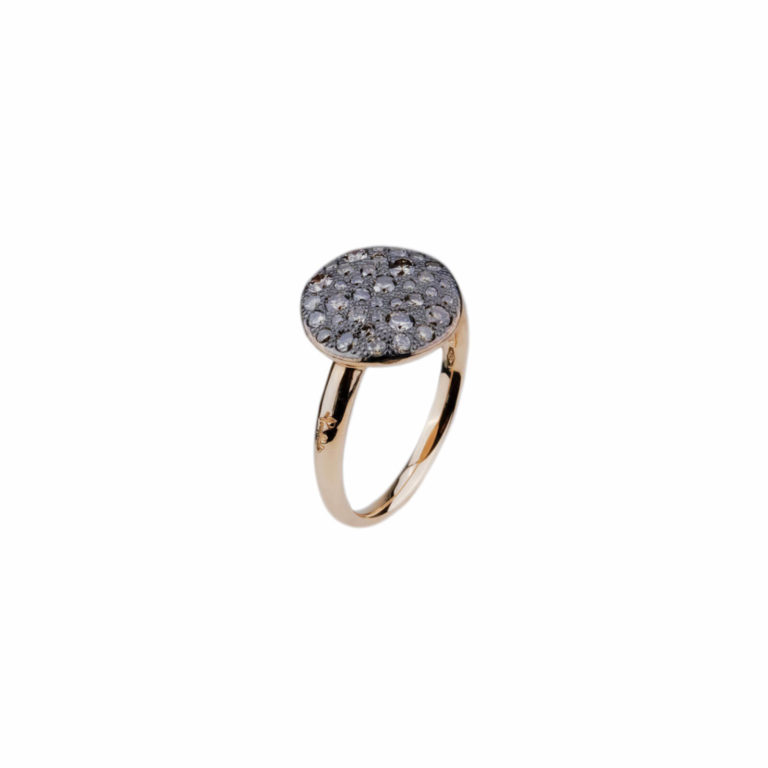 Pomellato - Sabbia rose gold and brown diamond ring