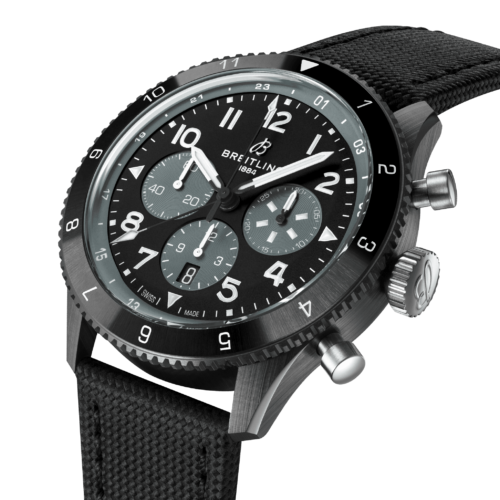 Breitling Super AVI B04 Chronograph GMT SB04451A1B1X1 Horlogerie Lionel Meylan Vevey Lausanne