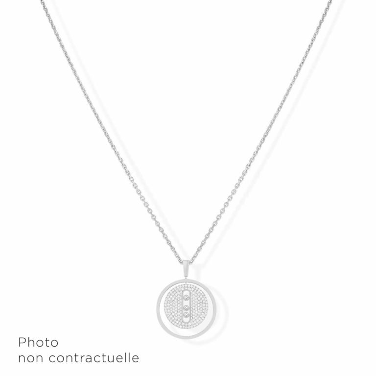 Messika - Lucky Move, necklace in white gold 750