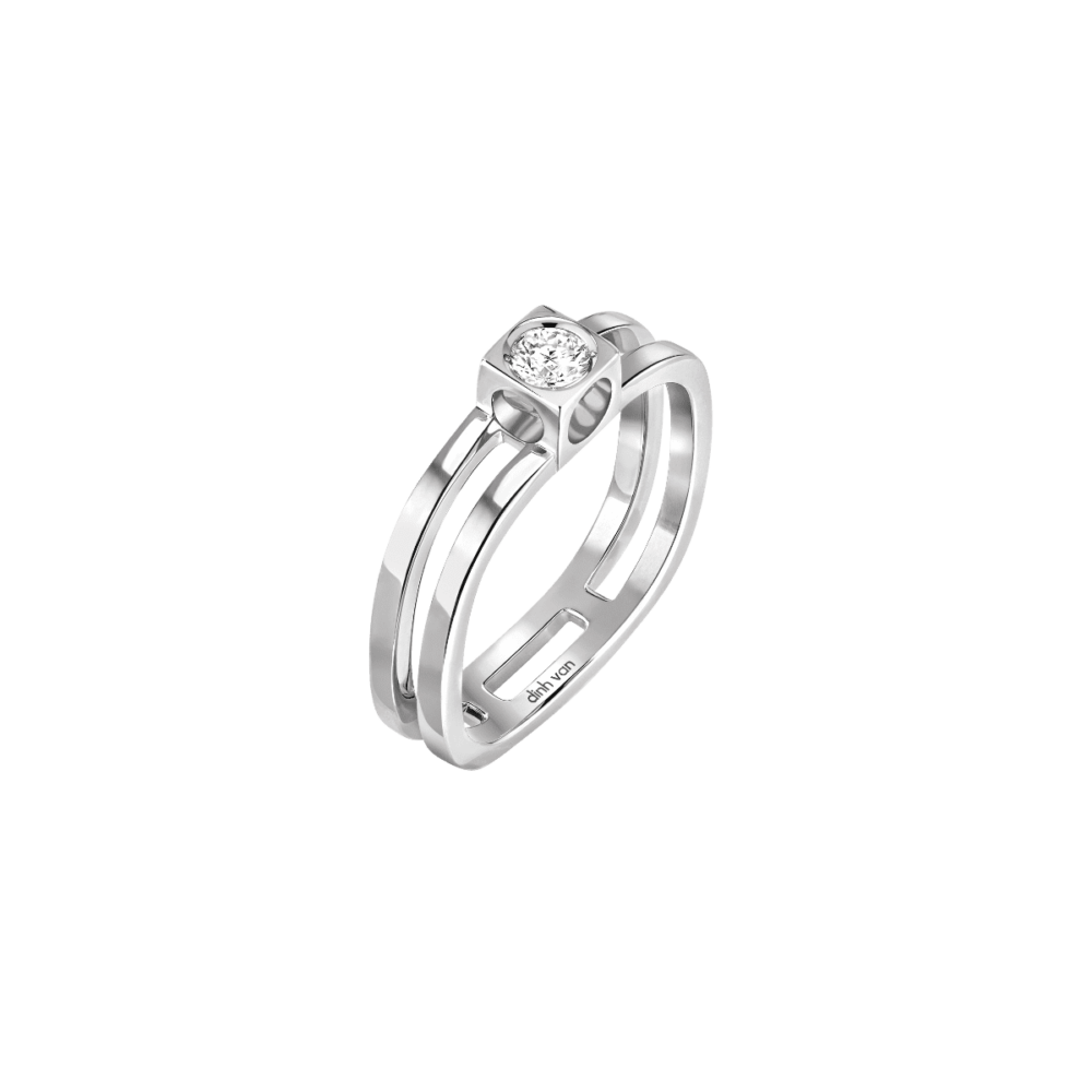 Bague Le Cube Diamant grand modèle