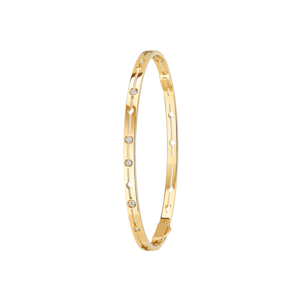Bracelet Pulse PM or jaune et diamants