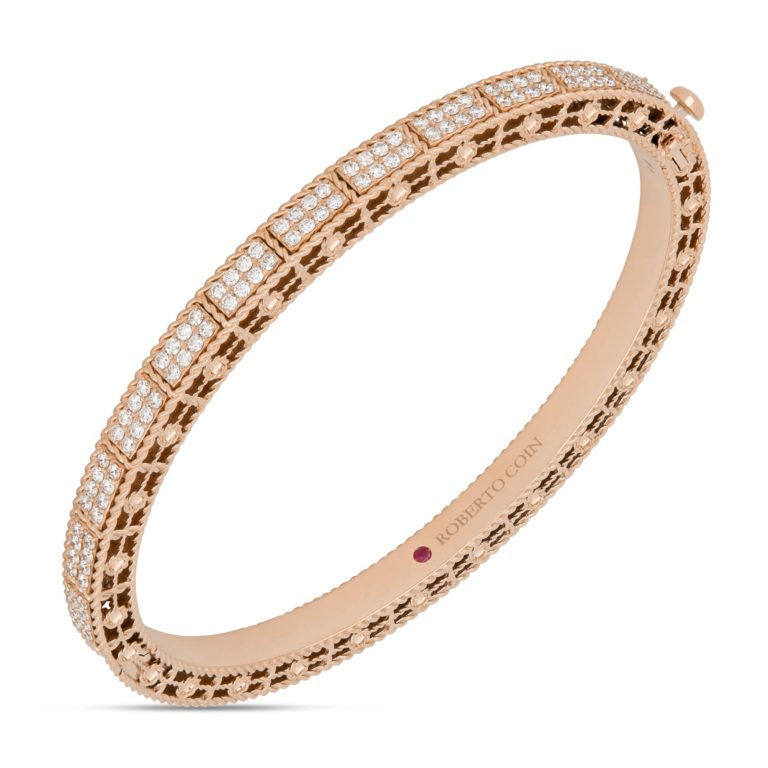 Roberto Coin - Bracelet en or rose et diamants