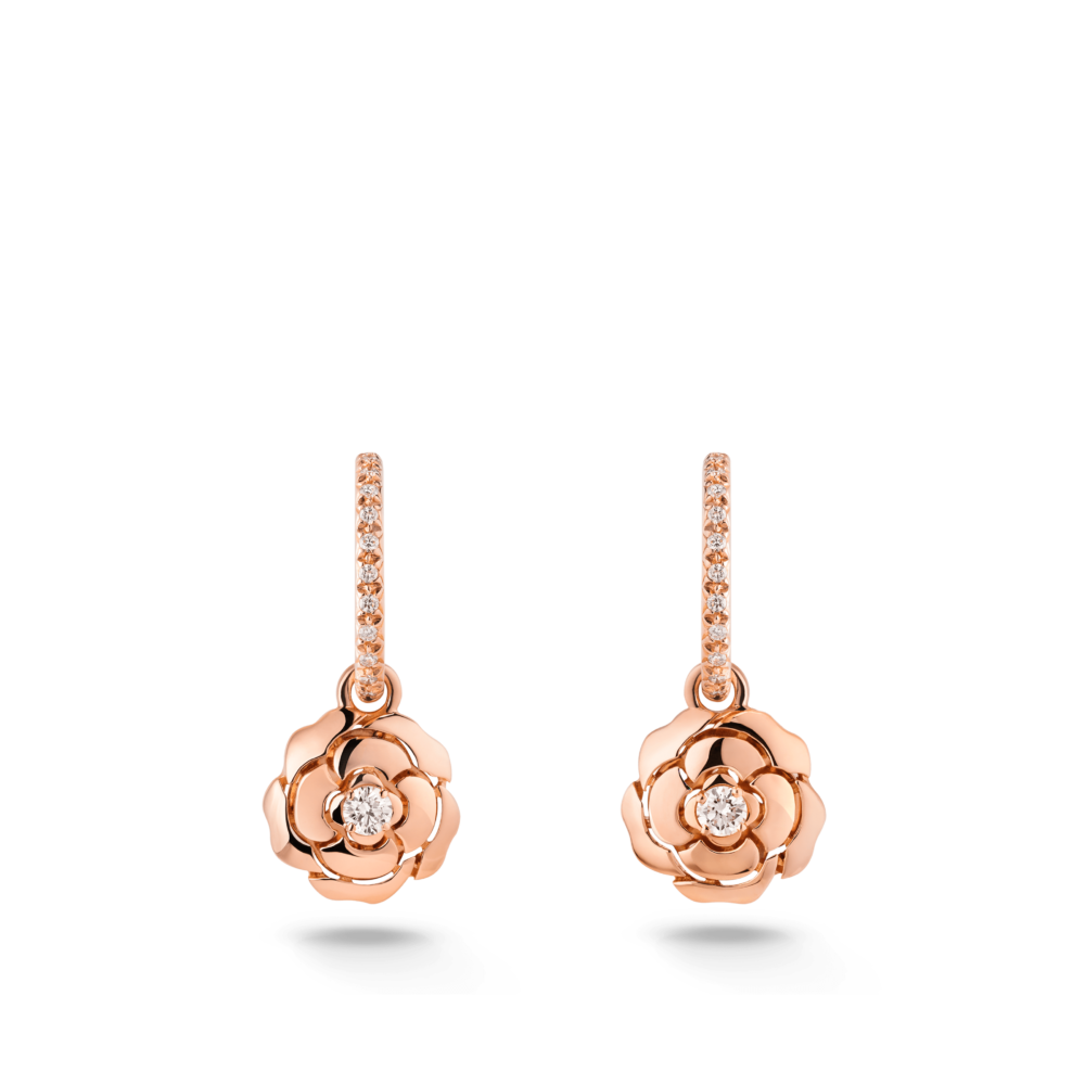 BOUCLES D’OREILLES EXTRAIT DE CAMÉLIA