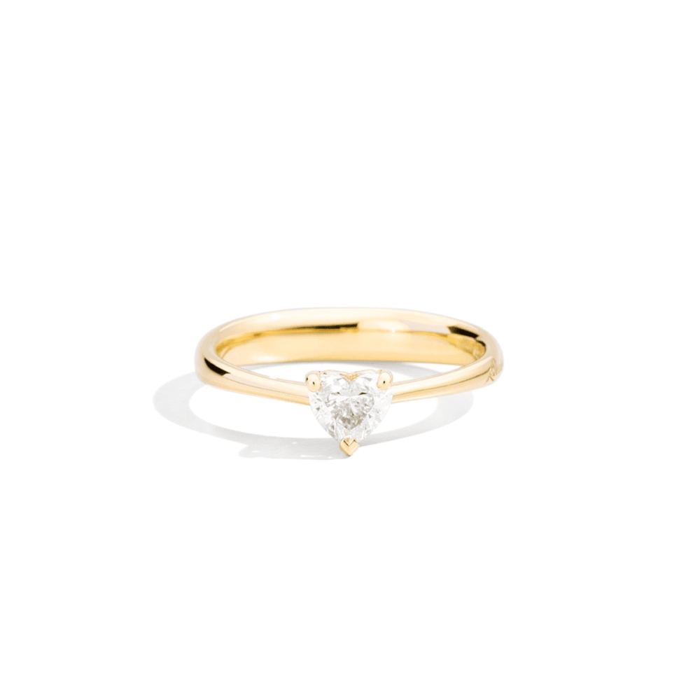 Solitaire Anniversary – heart size