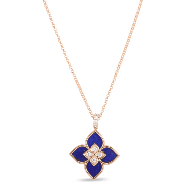 Roberto Coin - Venetian Princess pendant with diamonds and Lapis