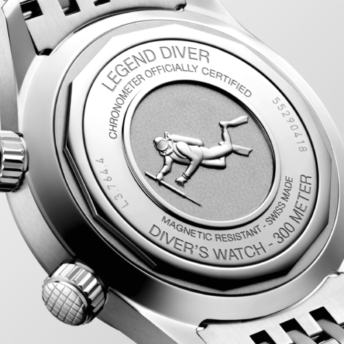 Longines legend diver L3.764.4.90.6 montre horlogerie lionel meylan vevey lausanne