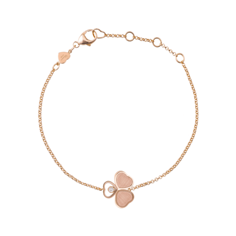 Chopard - Happy Hearts – Bracelet en or rose avec 3 cœurs