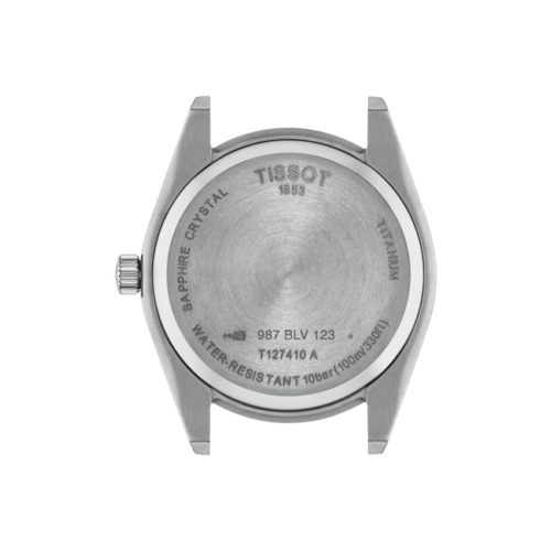 tissot gentleman titanium T127.410.44.081.00 horlogerie lionel meylan vevey lausanne montreux