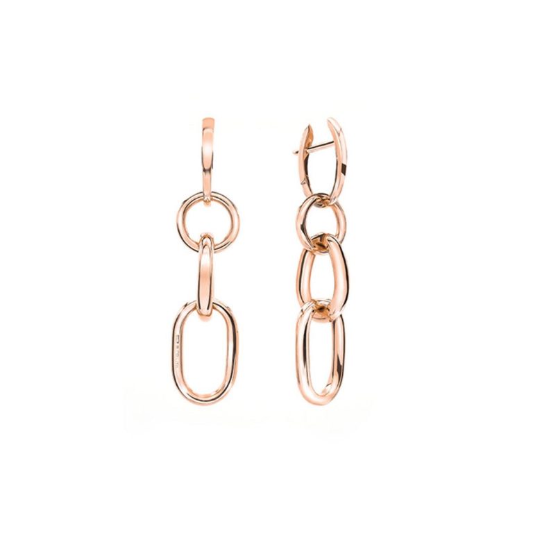 Mattioli - Drop earrings in pink gold 750