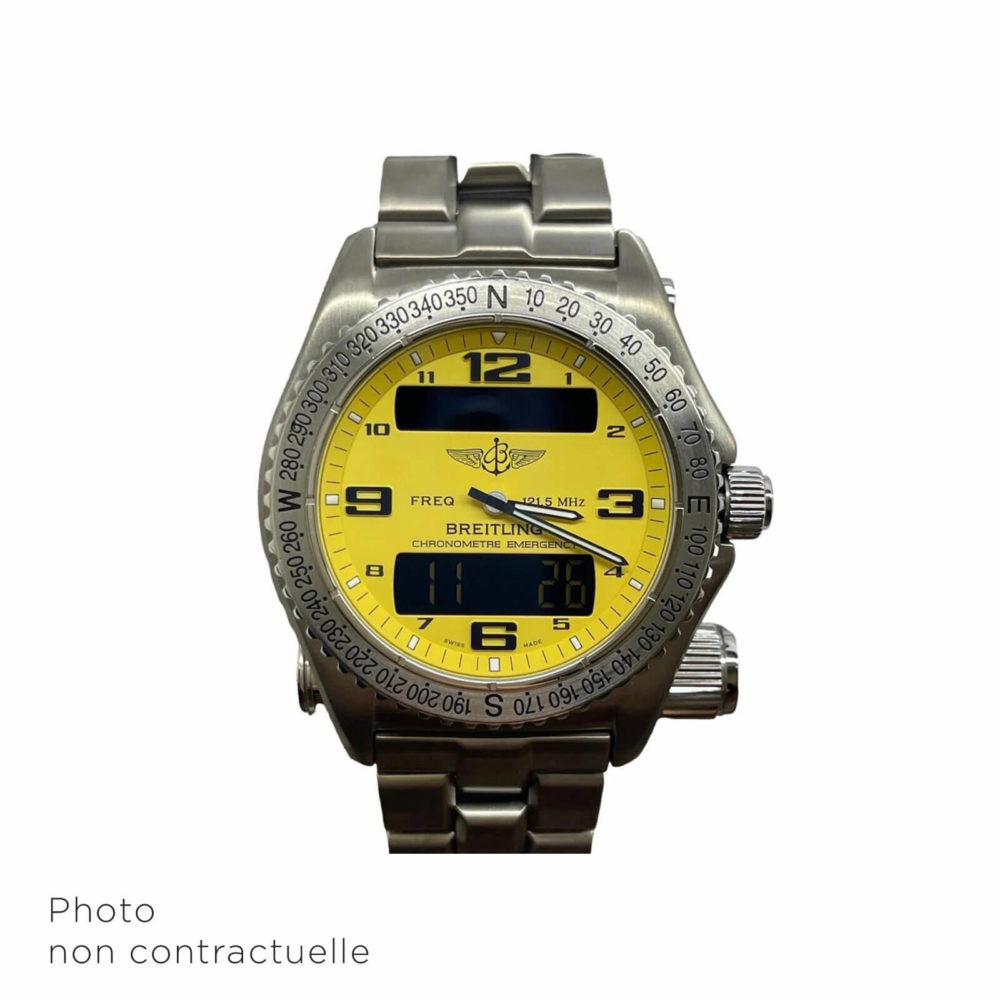 Breitling Emergency Titanium black DLC Lionel Meylan