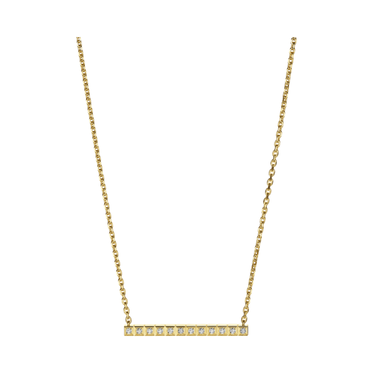 Chopard - Ice Cube necklace – in yellow gold and diamonds