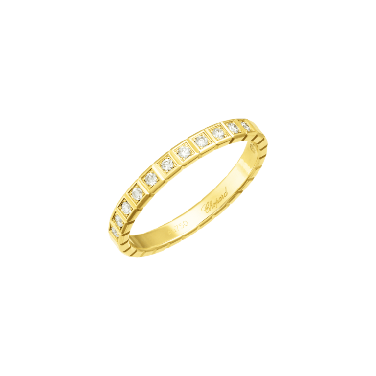 Chopard - Ice Cube ring – in yellow gold and diamonds