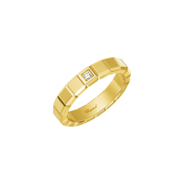 Chopard - Ice Cube ring – in yellow gold and diamond