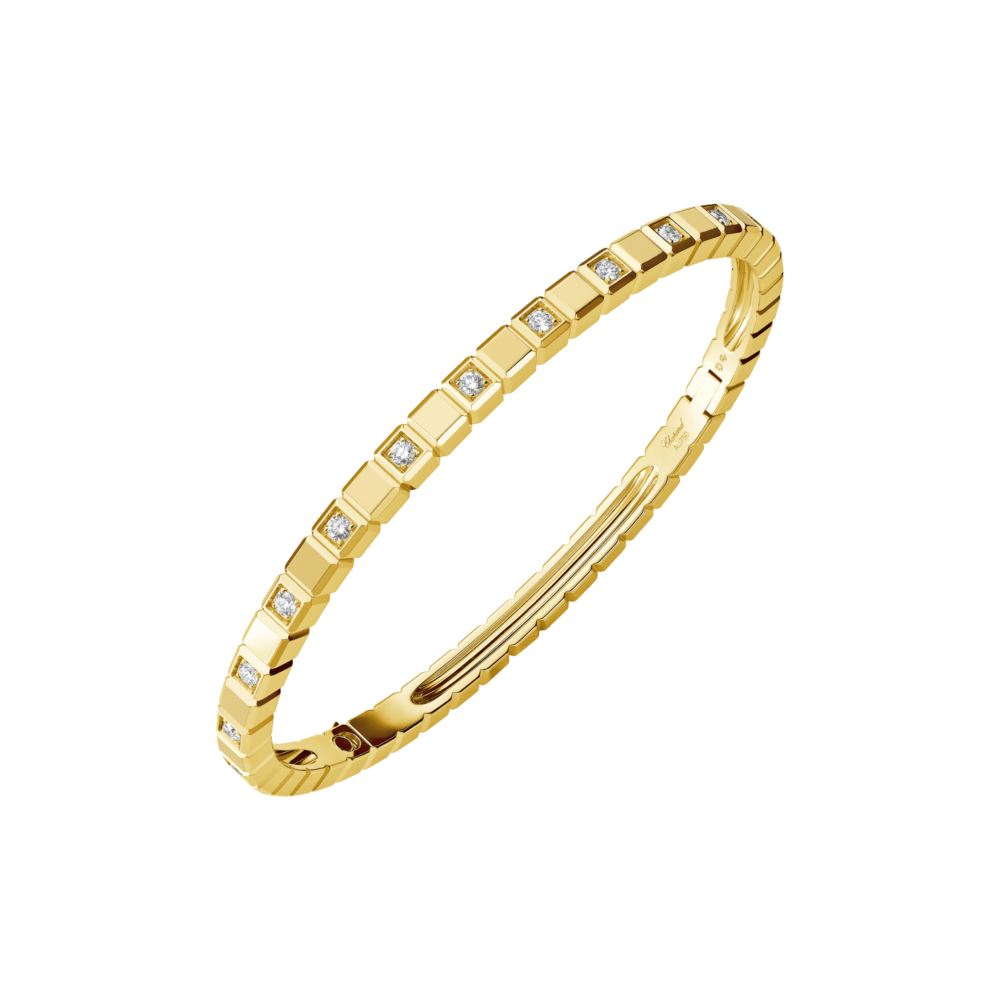 Ice Cube bracelet – in yellow gold and diamonds