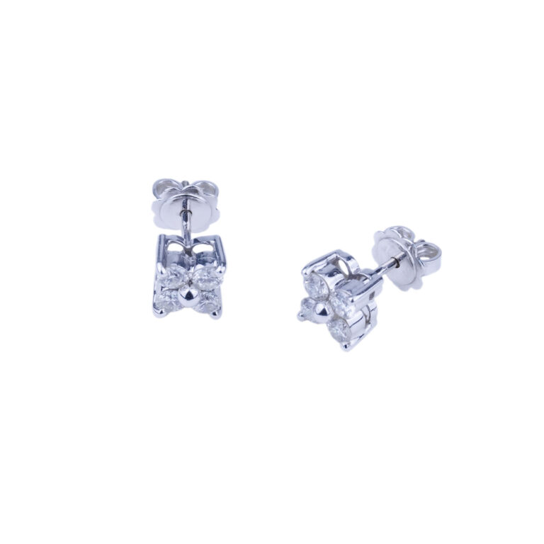 Clous d’oreilles diamant