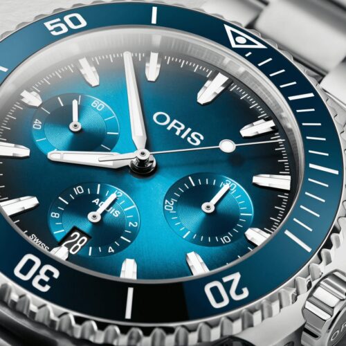 Oris Aquis chronograph 01 771 7793 4155-07 8 23 01PEB horlogerie lionel meylan vevey lausanne