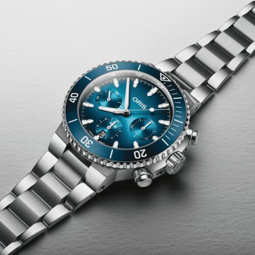 Oris Aquis chronograph 01 771 7793 4155-07 8 23 01PEB horlogerie lionel meylan vevey lausanne