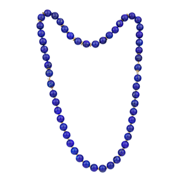 Vintage Jewelry - 2 in 1 necklace lapis lazuli