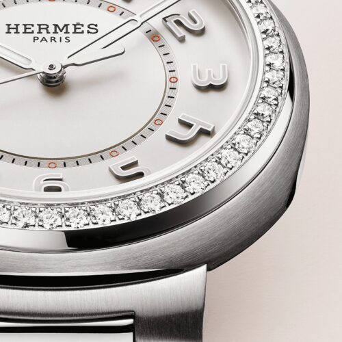 403229WW00 HERMES Montre Hermès Cut, Grand modèle, 36 mm horlogerie lionel meylan vevey lausanne