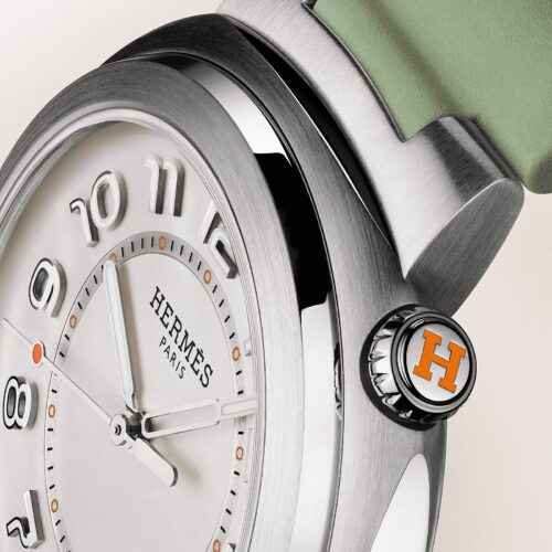 HERMES Montre Hermès Cut, Grand modèle, 36 mm W403190WW00 horlogerie lionel meylan vevey lausanne