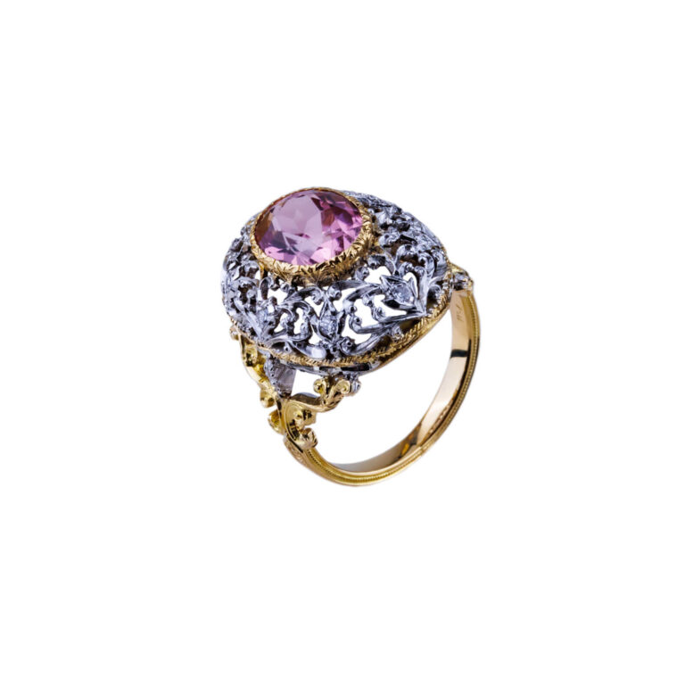 Vintage Jewelry - Bague tourmaline vintage