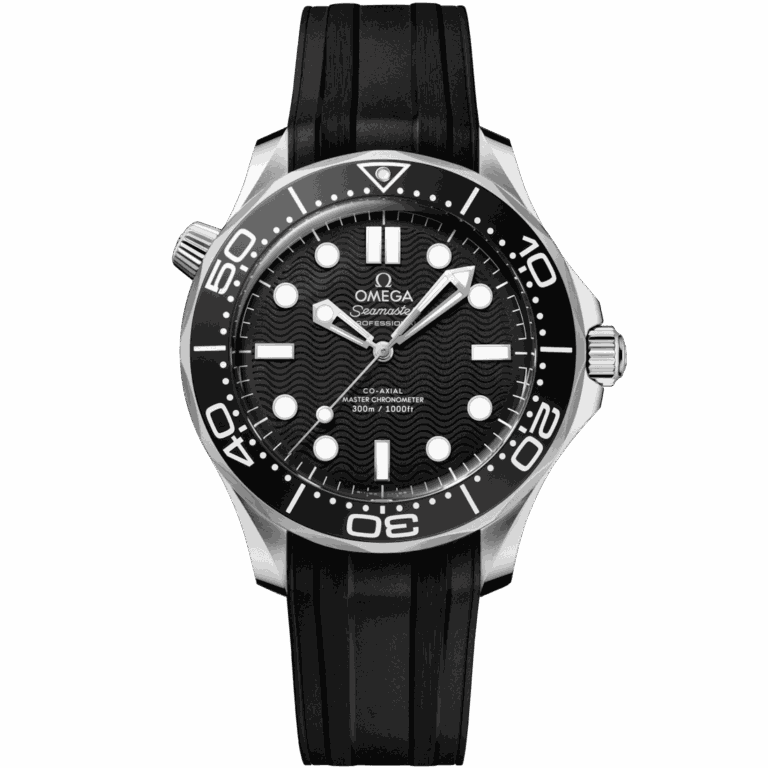 OMEGA - Seamaster Diver 300M 42 mm, Acier sur Bracelet caoutchouc