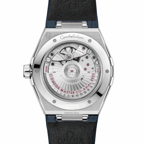 Constellation 39 mm, acier sur bracelet en cuir 131.13.39.20.06.002 horlogerie lionel meylan vevey lausanne