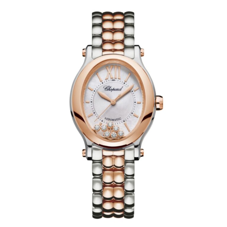 Chopard - Happy Sport – ovale acier/ or rose