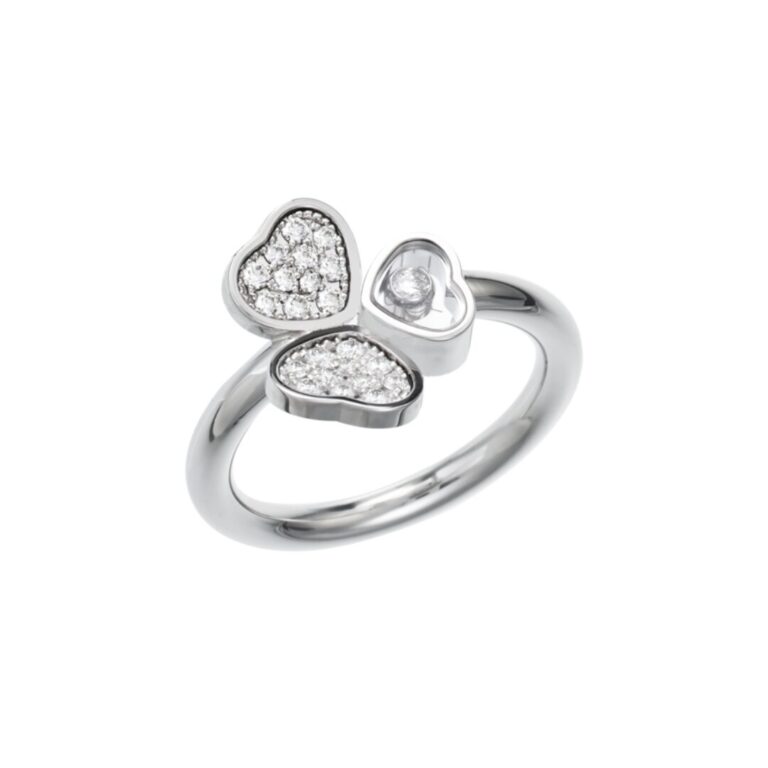 Chopard - Happy Hearts – ring in white gold and diamonds